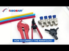 Đơn vị hóa kích thước 2-6ways đồng Pex ống dẫn ống dẫn cho Tubomart