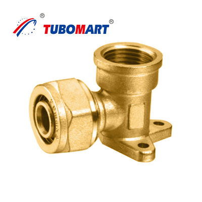 Phụ kiện nén Pex bằng đồng mạ Chrome cho hệ thống ống nước