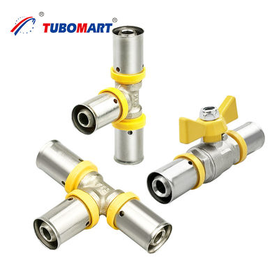Đồng đẩy để kết nối báo chí ống nước phụ kiện chì miễn phí cho PEX AL PEX ống