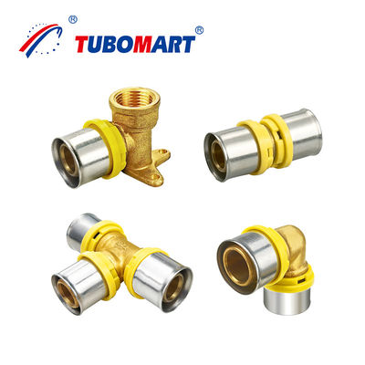 Các thiết bị chèn nén Pex Press tự nhiên hiệu suất cao Alu Pex Press Fitting TH Type