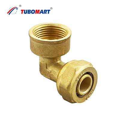 Các phụ kiện nén được mạ bằng đồng Chrome chống rò rỉ Các phụ kiện ống nước Pex chống rò rỉ