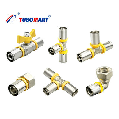 1/2 3/4 1 Inch Pex Press Fittings Ống khí nhà ở Press Fittings