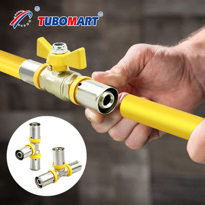Pex Al Pex Press Fittings 3/4 Inch với sự tương thích của ống PEX chuyên nghiệp