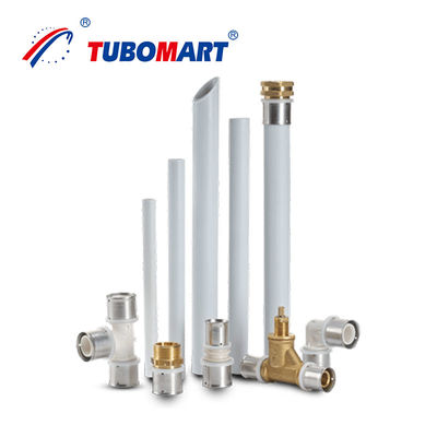 Phân phối nước uống Pex Al Pex ống tổng hợp đẩy để kết nối cài đặt