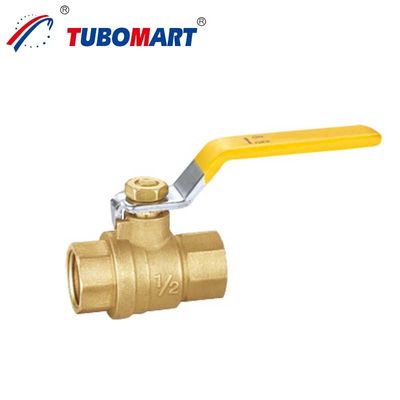Hpb58-3A van khí đồng tùy chỉnh 1/2 Inch van bóng khí với tay cầm màu vàng