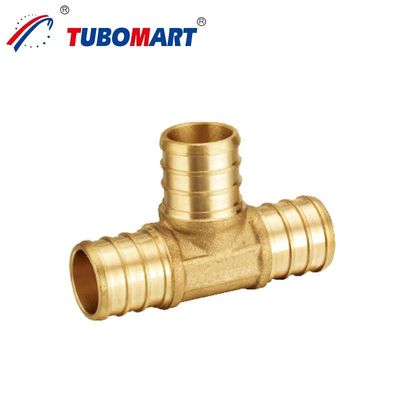 Chất xăng không có chì Pex Crimp Fittings Brass Crimp Fittings ống nước cho hệ thống cung cấp nước