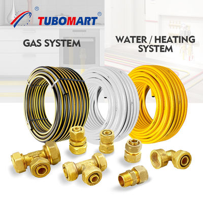 Phụ nữ Pex Fittings nén Chrome phủ kết thúc ISO 9001 / 9002 được chứng nhận