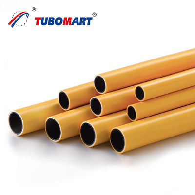 OEM Lpg Gas Pipe 16-32MM Pex Al Gas Pipes Yellow Aluminum Pipe cho khí Lpg