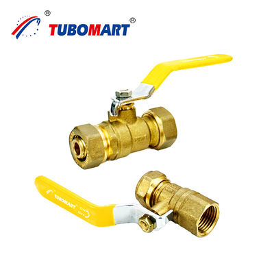 2 inch GAS Brass Ball Valve cho PEX-AL-PEX