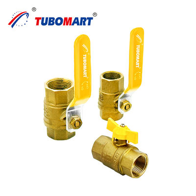Xép sắt Long Handle nén đồng 2 cách vít dây chuyền bóng van khí đốt cho PEX AL PEX hệ thống