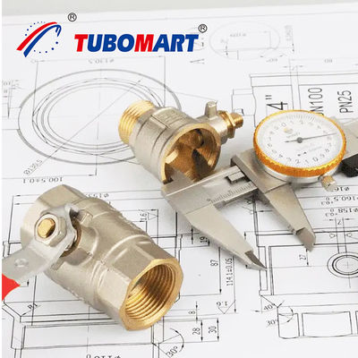 OEM Npt 1/2 Inch Cw617n Brass Gas Ball Valve For Cookers Hệ thống ống khí với Pex Al Pex 16