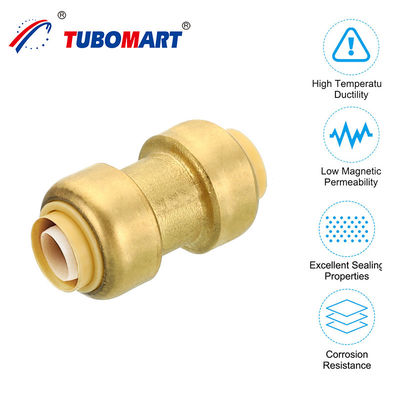 Nhanh kết nối nước ốc ốc cao áp lực vật liệu đồng đẩy vào phù hợp ống ốc phù hợp cho hệ thống ống nước
