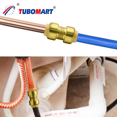 Tubomart OEM C46500 Push In Connect Pex Fittings cho hệ thống khí và nước