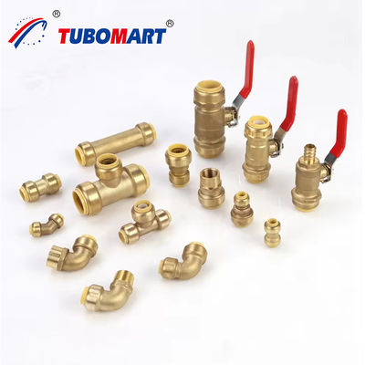 Bơm ống nước ốc vít và van kết nối nhanh ốc vít không chì Trung Quốc đồng đồng