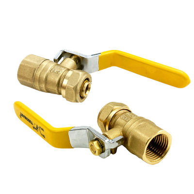 Áp suất cao tùy chỉnh hỗ trợ van khí đồng 1/4-4 'với chứng nhận SAI GLOBAL AS4617-2004
