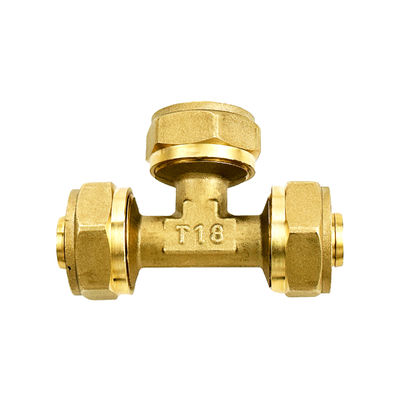 Các phụ kiện nén Pex Tee với kích thước và hình dạng khác nhau ISO17484-1 2006 8 AS4176.8-2010