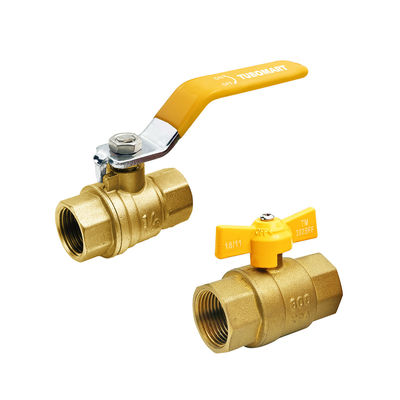 Chất lượng cao NPT đồng lõi đồng cơ thể đồng 1/4''- 2'' van nước nữ sợi van bóng đồng để kiểm soát nước