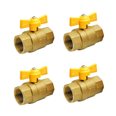 SAI GLOBAL ống khí vật liệu ống nước vàng Bướm tay cầm nữ nam dây 1/2 
