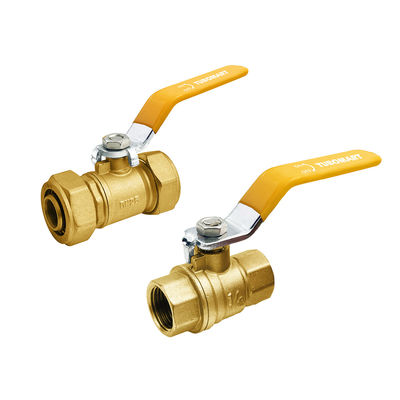 Máy phun khí cầu đồng tùy chỉnh với kết nối nam và chứng nhận SAI ống nước vật liệu kiểm soát khí 1/2 