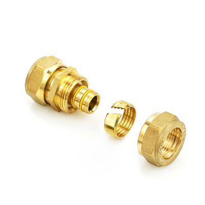 Các phụ kiện Pex đồng bằng nhiều tùy chọn bề mặt
