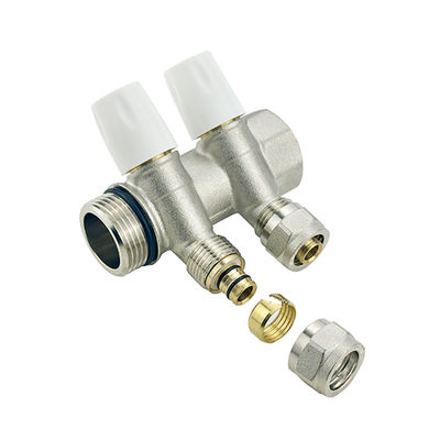 Tùy chỉnh 2/3 /4/5/6 Way Stainless Steel Bơm ống nước hệ thống sưởi ấm sàn Manifold đồng nước Manifold