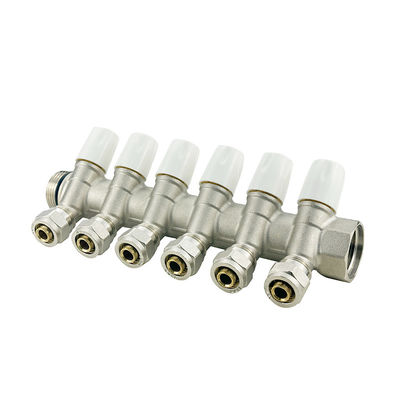 Dễ dàng cài đặt đồng Pex ống nước hệ thống sưởi ấm Manifold đồng Manifold