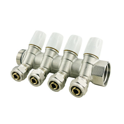 2-6 cách Hệ thống sưởi ấm thủy điện Brass Pex Manifold để dễ dàng lắp đặt