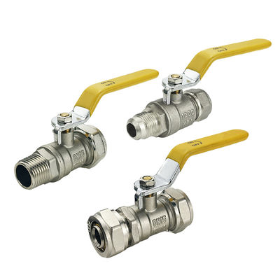 Van khí đồng với chứng nhận SAI GLOBAL AS4617-2004 Và màu vàng / tay cầm tùy chỉnh