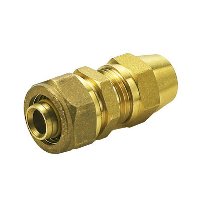 Tubomart OEM Gas Brass Screw Fitting Bơm ống nước vật liệu đồng Gas Compression Fitting