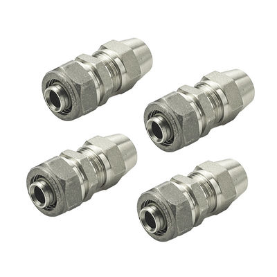 Quick Connect Gas Screw Bụt phụ kiện đàn ông thẳng Union Multilayer ống ở một đầu và đàn ông Threaded Adapter Screw