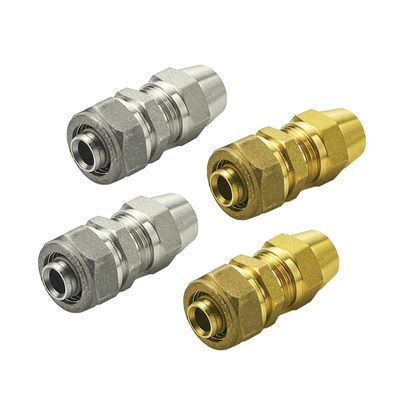 Ống gắn 3/8 Inch Flare X 3/8 Inch Nam NPT đồng Half-Union Gas Adapter 3/8 '' Nam Flare đến 3/8' NPT Propane Fittings