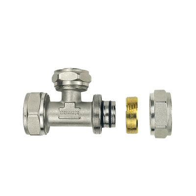 OEM tùy chỉnh nhà máy Phụ kiện nén Pex an toàn và bền trong Chrome hoàn thiện để dễ dàng lắp đặt