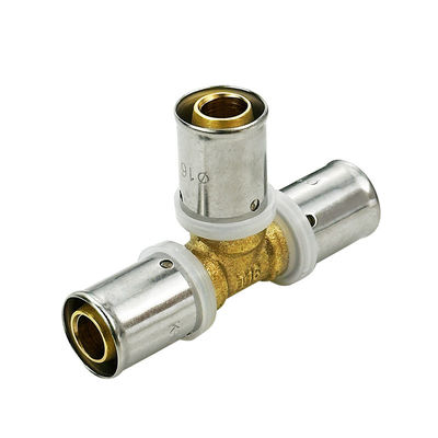 Phụn ống đa lớp nam nữ khuỷu tay bằng Tee Phụn đồng bằng ép thẳng