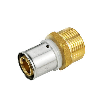 bán nóng OEM tùy chỉnh Pex Pipe Press Fitting với màu kim tự nhiên Chứng nhận CE