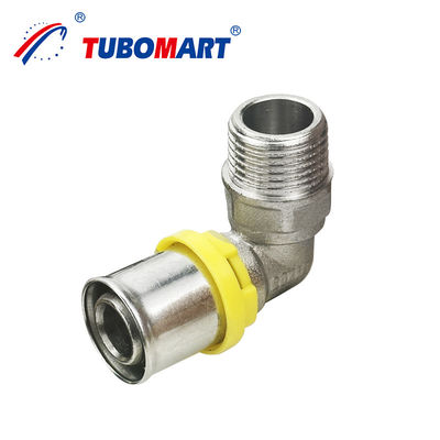 Tubomart Composite Aluminium Pex Al Pex Pipe Brass Copper Press Gas Fittings cho hệ thống GAS