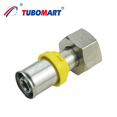 Tubomart bán buôn TH Style PEX AL PEX Press Fitting Elbow Tee Coupling Brass Press Fitting ISO9001 được chứng nhận