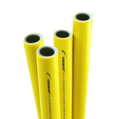 OEM TUBOMART PEX-AL-PEX đường ống màu vàng An toàn cao nhiều lớp ống nhôm cho hệ thống khí