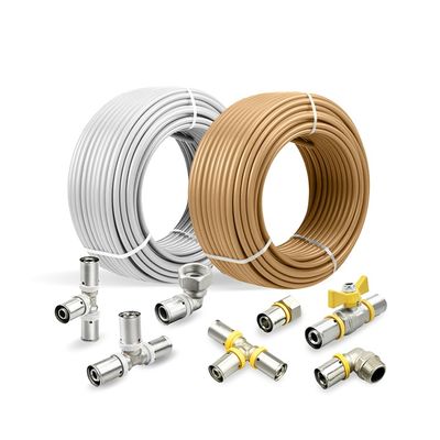 Ống sưởi sàn bán buôn tùy chỉnh GAS Pex Al Pex Ống nước bằng nhựa composite 16-32MM PEX Al PEX