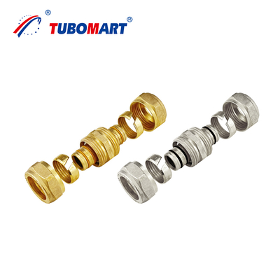 Kích thước tùy chỉnh Phép đúc đồng Phép nén ống khí cho Pex Al Pex ống nữ Cổ tay Chất lượng cao Liên minh thẳng không bằng nhau