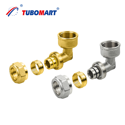 Đầu nối nén bằng đồng thau chống ăn mòn 16-32mm - Tùy chỉnh OEM cho hệ thống HVAC/Khí/Nước ống nước bằng đồng thau chịu lực