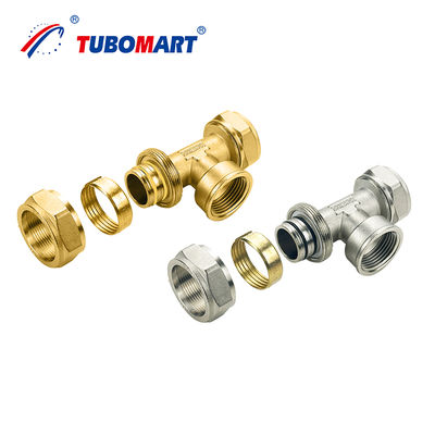 Kích thước tùy chỉnh Pex Al Pex Phụ kiện nén cho hệ thống khí hiệu suất tối ưu Độ bền cao