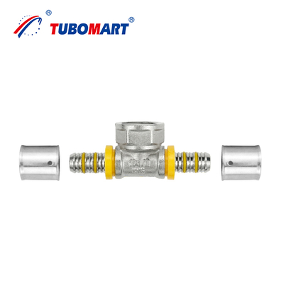Sản phẩm có độ bền lâu Pex AL pEX Pipe Press Fitting với 24 năm kinh nghiệm sản xuất Chứng nhận ISO 9001/9002