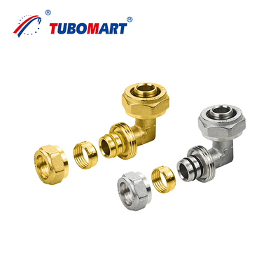 Đầu nối nén Pex Al Pex tùy chỉnh cho hệ thống khí / nước