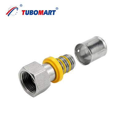 OEM Nhà sản xuất PEX Al PEX Fittings Hệ thống ống khí 16-32mm Brass Press Plumbing Press Fittings
