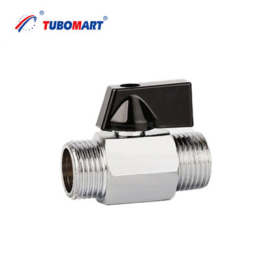 OEM Mini Ball Valve Tùy chỉnh OEM Sức mạnh thủ công cho xử lý nước & dầu Sợi nam & nữ cho môi trường khí