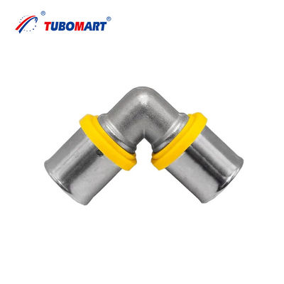 PEX AL PEX Tubing Compatible DN25 Pex Press Fittings for Pressure Natural Gas/Water Pipeline Installation