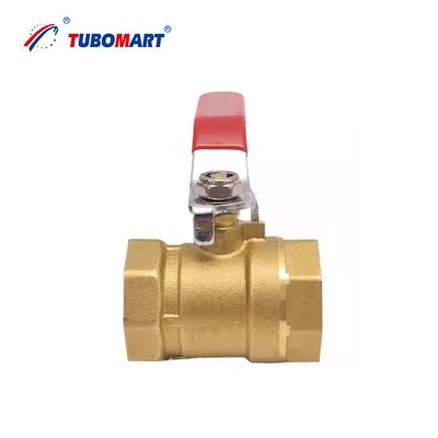 TUBOMART OEM Brass Ball Valve với sợi nội & bên ngoài 16-32mm * 1/2'-1''' sợi NPT cho khí nước
