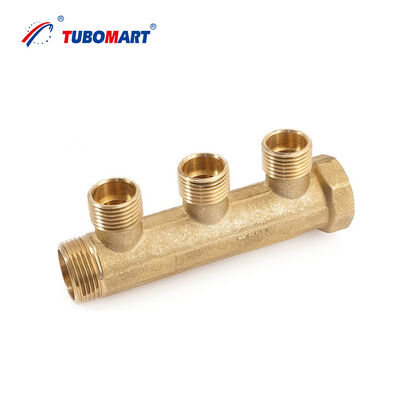 Ống góp nước bằng đồng thau HPB58-3A đảm bảo thương mại chất lượng siêu cao, kích thước đầy đủ, không van