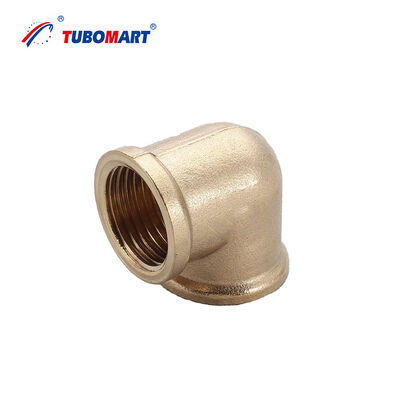 TUBOMART OEM Source Factory Screw Brass Fittings 1/2 nữ đến nam khuỷu tay PEX Solutions